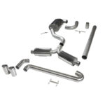 Bull-X catback exhaust system 3 inch A3 8V 1.8 TFSI