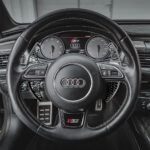 HG Motorsport shift paddles Audi Aluminium black