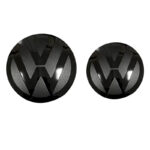 VW Golf 8 zwarte logo set emblemen 2020-2024